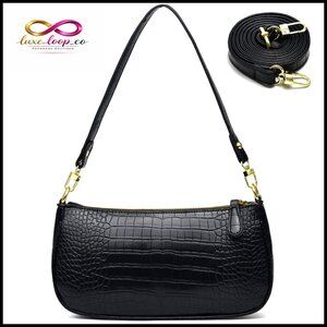 Small PU Leather Tote Crossbody Bag with Detachable Strap